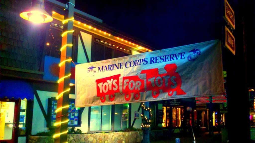Toys for Tots, Tahoe City, California, Friday, Deember 9, 2011