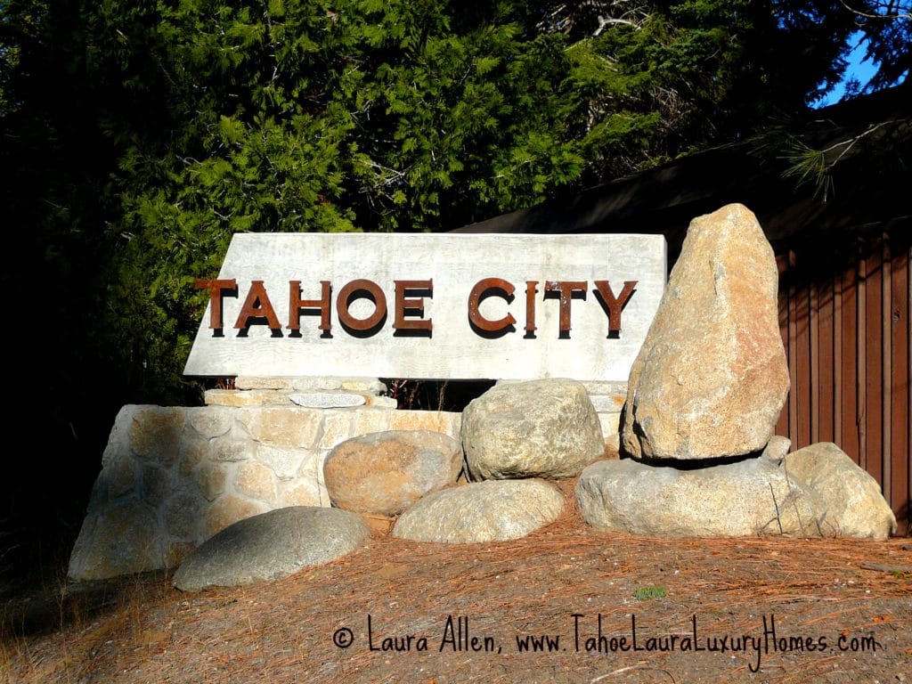 Tahoe City Sign