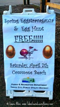 Easter Egg Hunt, Tahoe City, California, Saturday, April 7, 2012