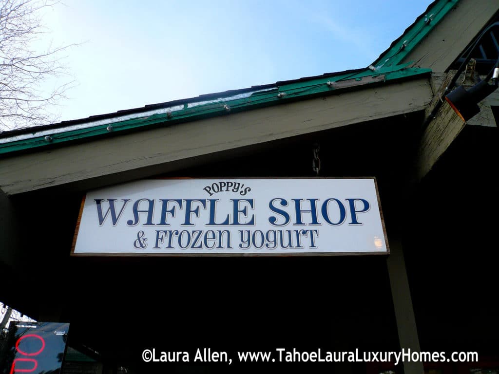 Poppys Frozen Yogurt and Waffle Shop, Tahoe City, California