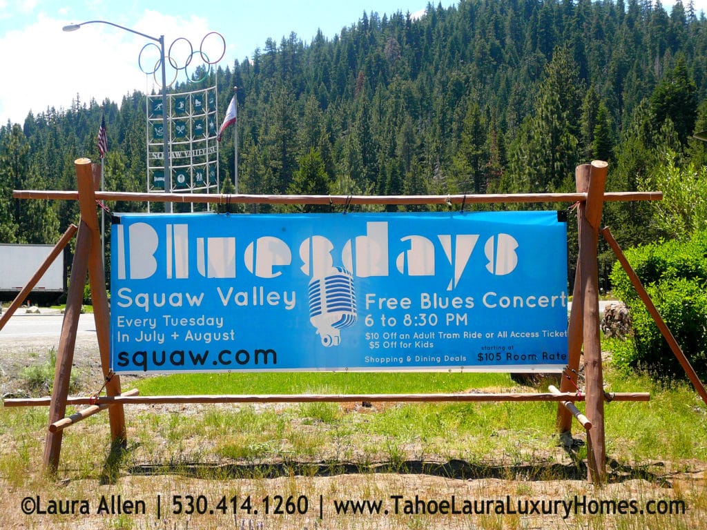Free Jazz Concerts in Squaw Valley Bluesdays 2012 Lake Tahoe