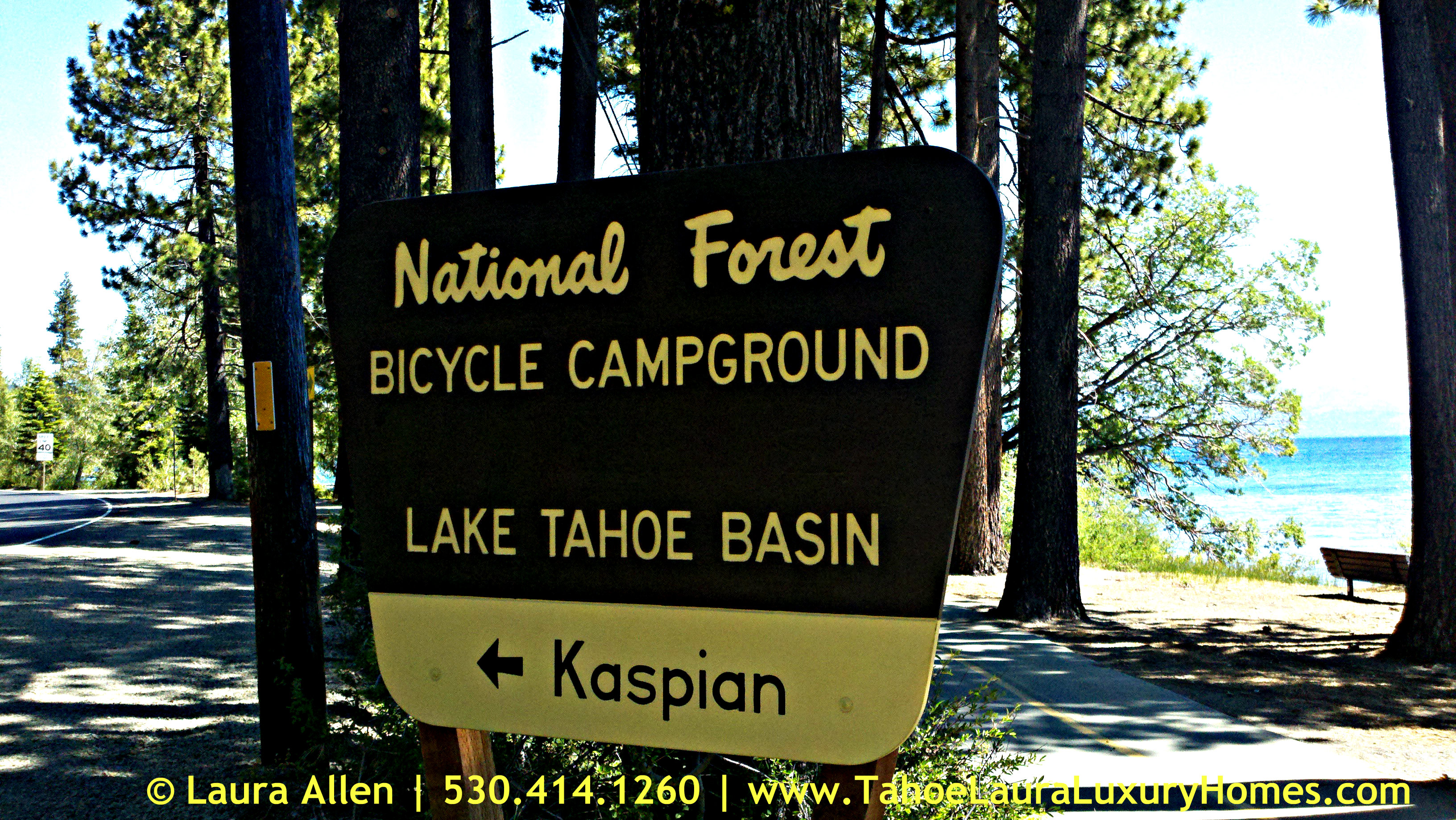 New Picnic Tables at Kaspian Campgrounds, Lake Tahoe