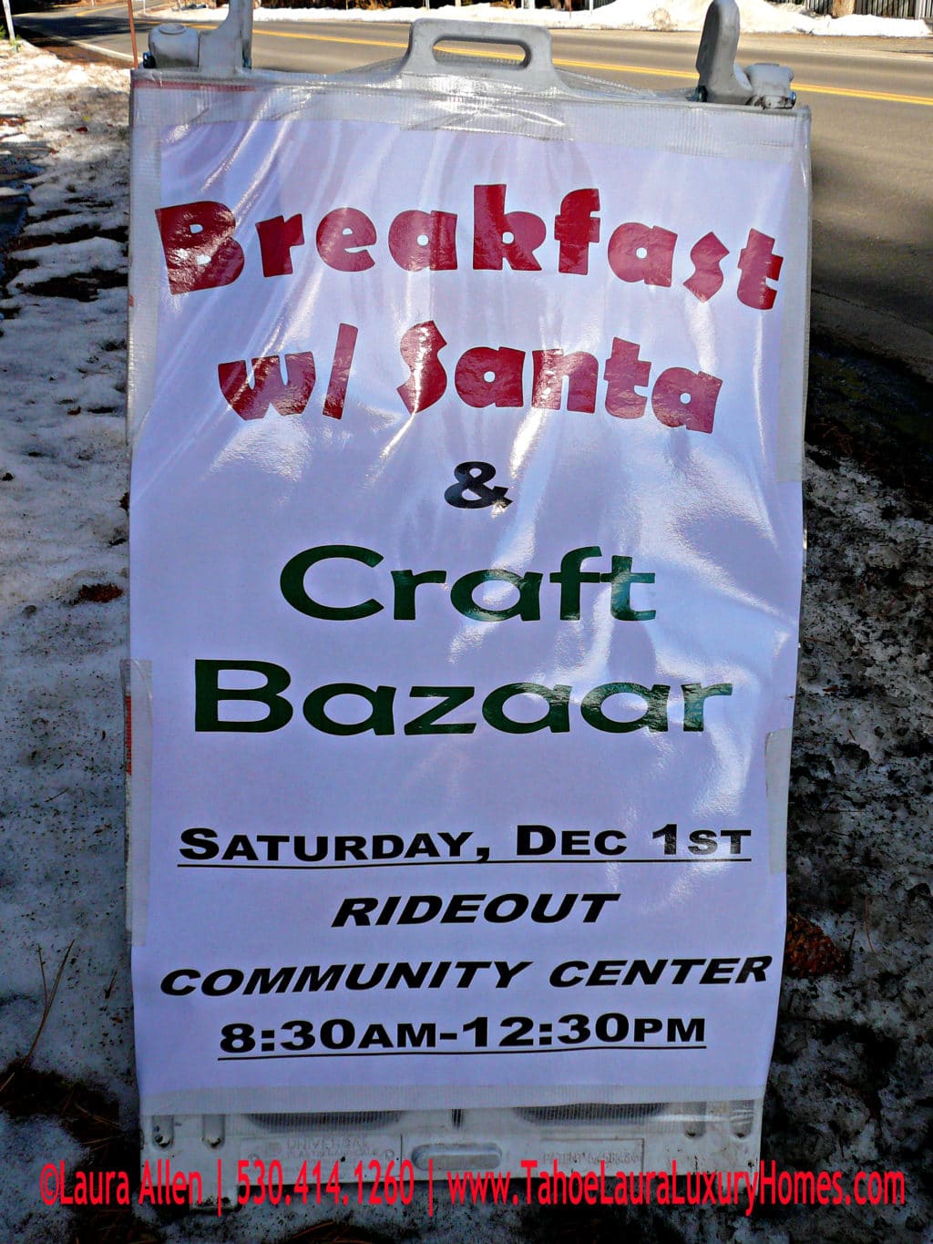Breakfast with Santa and Craft Bazaar – Tahoe City, California