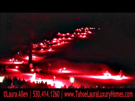 Torchlight Parade – Christmas Eve in Squaw Valley, California 2012
