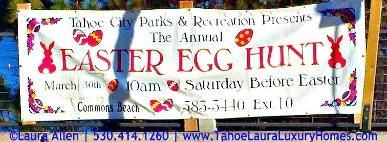 Easter Egg Hunt, Tahoe City, CA, Saturday, March 30, 2013 