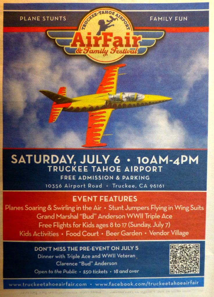 Truckee – Tahoe Airport AirFair & Family Festival, Saturday, July 6, 2013