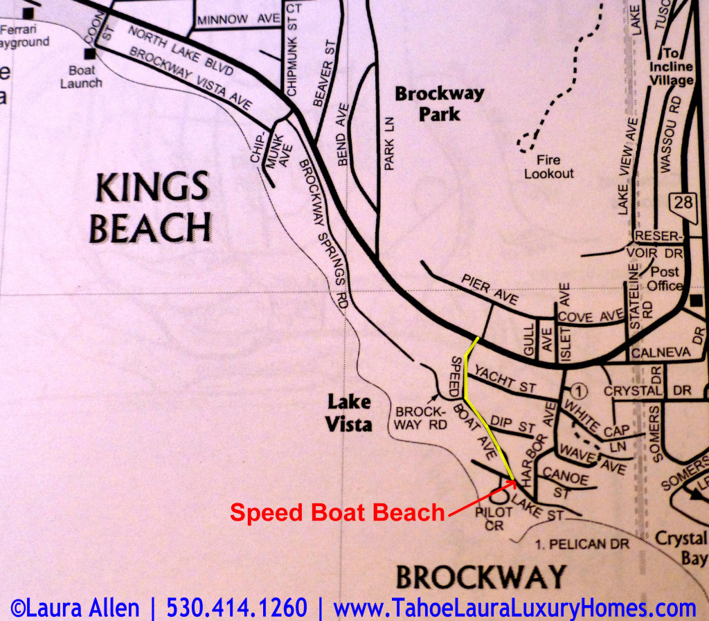 Speedboat Beach, Kings Beach, California 