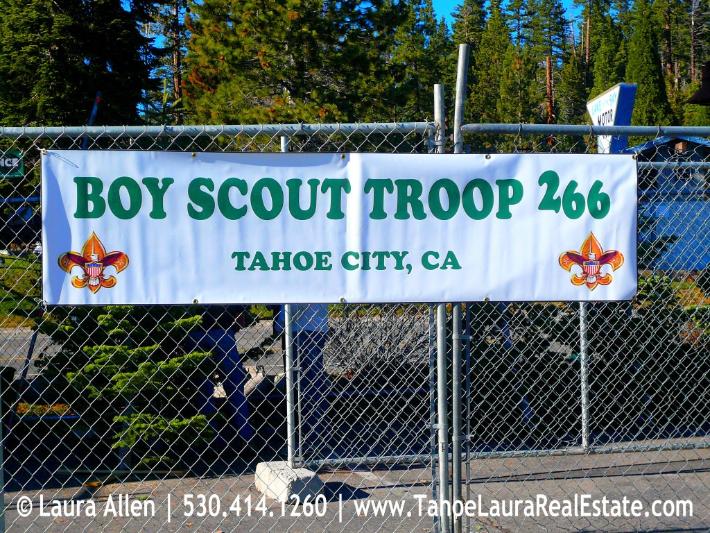 Christmas Trees for Sale - Boy Scout Fund Raiser Tahoe City, CA 2013