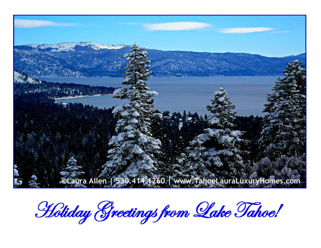 Season's Greetings from Lake Tahoe, December 2014