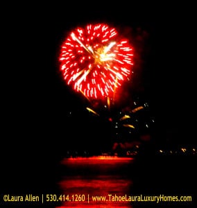 4th of July Fireworks in Downtown Tahoe City