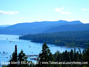 View of Tahoe City from Rocky Ridge