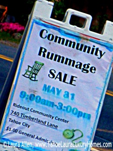 Community Rummage Sale, Rideout Center, Tahoe City, Sat., May 31, 2014