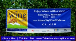 Tahoe City Wine Walk, Saturday, June 20, 2015