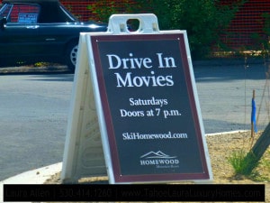 Drive-In Movies at the Homewood Ski Resort – 2015 Schedule