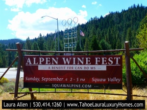 Alpen Wine Festival - Squaw Valley, Sun, September 6, 2015