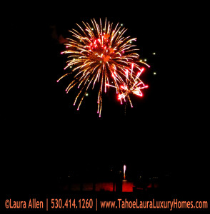 Labor Day Fireworks at Gar Woods, Carnelian Bay, September 6, 2015