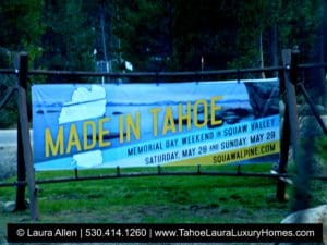 Made in Tahoe Festival - Squaw Valley May 28 – 29 2016