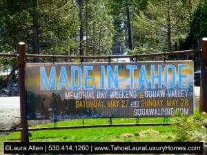 Made in Tahoe Festival - Squaw Valley May 27 – 28 2017