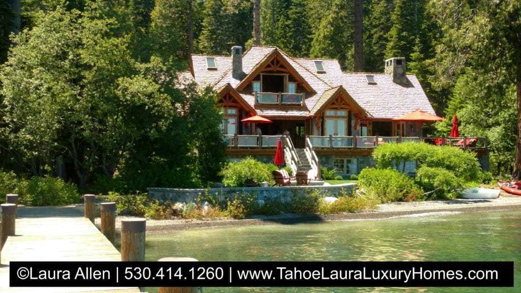 Lakefront Homes for Sale in Tahoe City with a Pier Lake Tahoe
