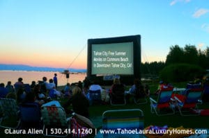 Tahoe City Summer Movies on the Beach 2017 Schedule
