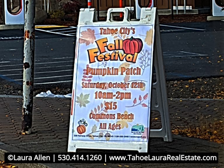 Tahoe City Fall Festival and Pumpkin Patch 2019