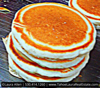 Stack of Golden Brown Pancakes